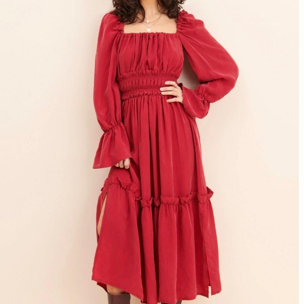Elegant Red Women's Dress